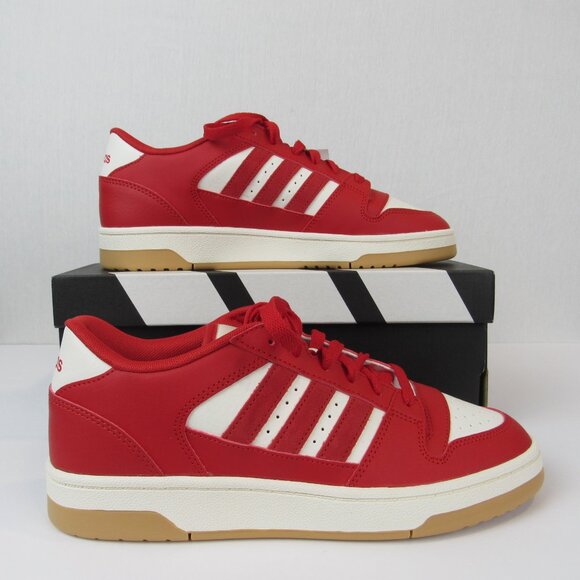 Adidas Break Start Unisex Men's 8 Women's 9 Basketball Shoes Red White - Picture 2 of 15